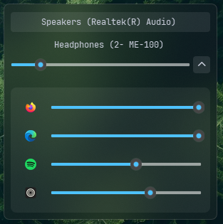 Volume Widget